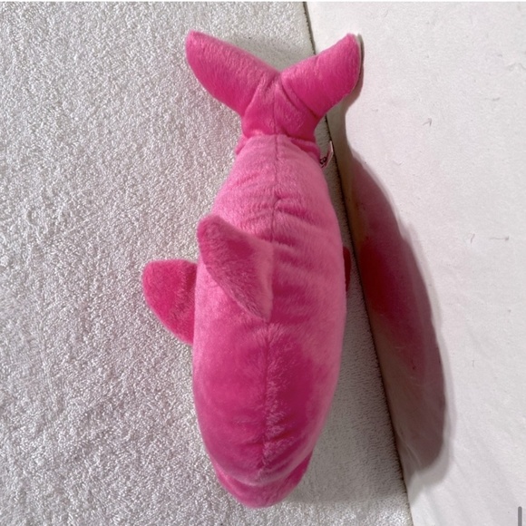 5/$25 Pink White Plush Dolphin Stuffed Animal - Picture 10 of 12